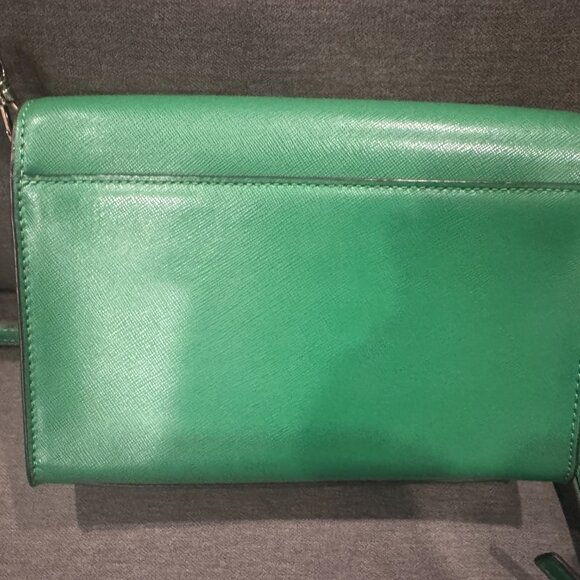 Kate Spade Carson Crossbody Saffiano Leather Green - Picture 7 of 9